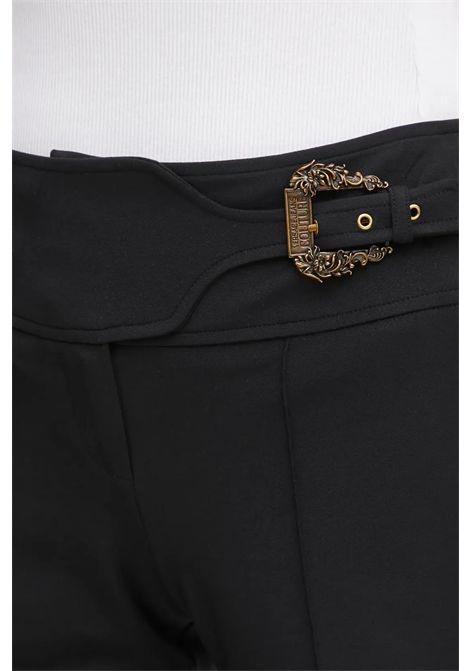 Trousers with Baroque buckle VERSACE JEANS COUTURE | Trousers | 78HAA104 N0356899